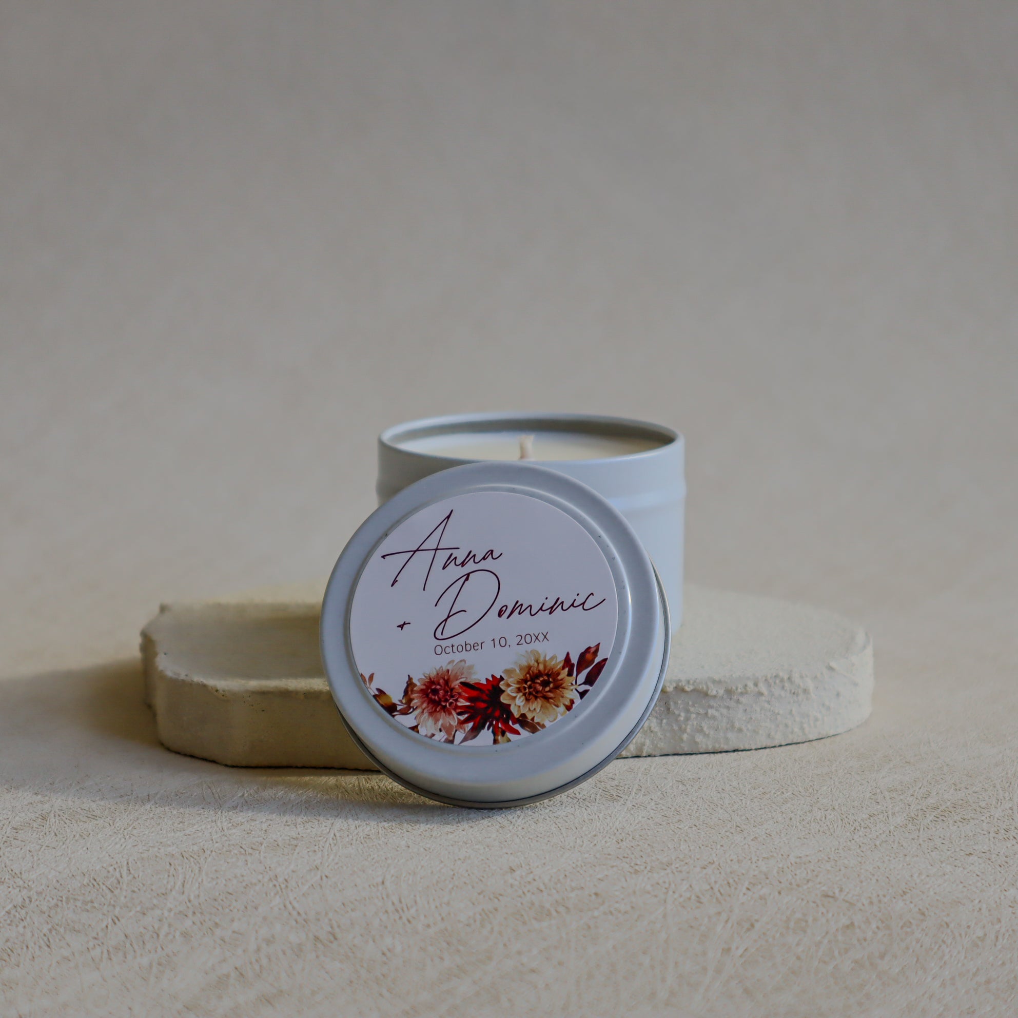 Custom Wedding Candle