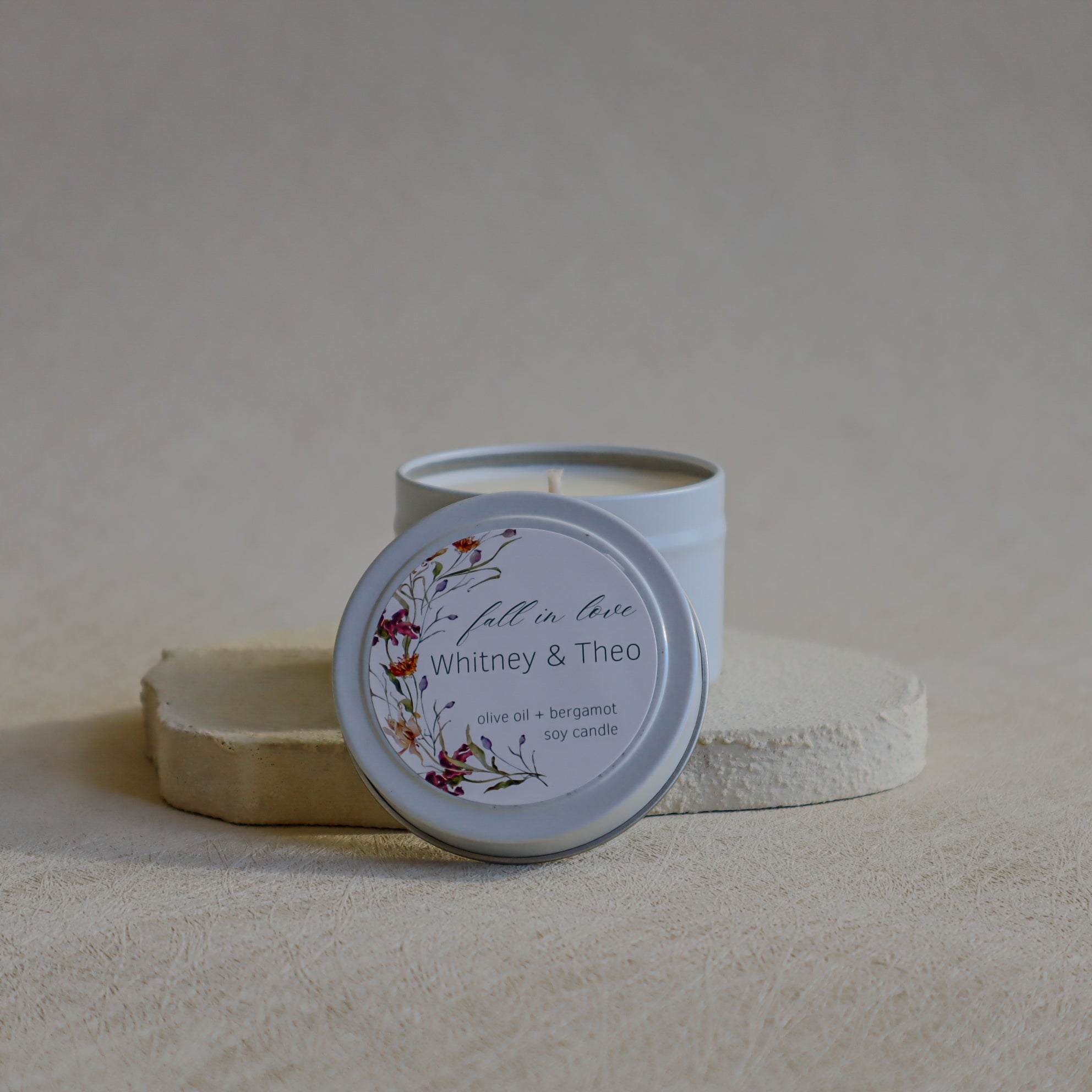 Custom Wedding Candle