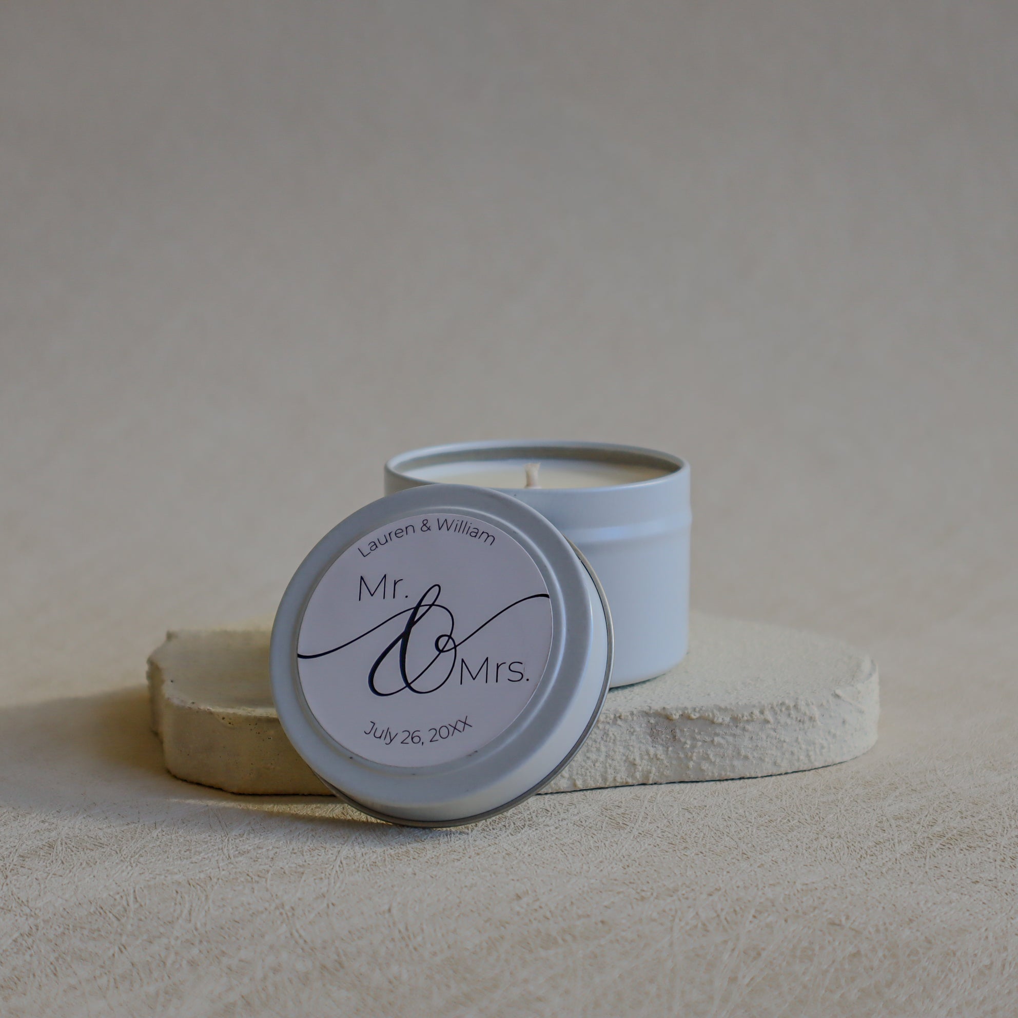 Custom Wedding Candle