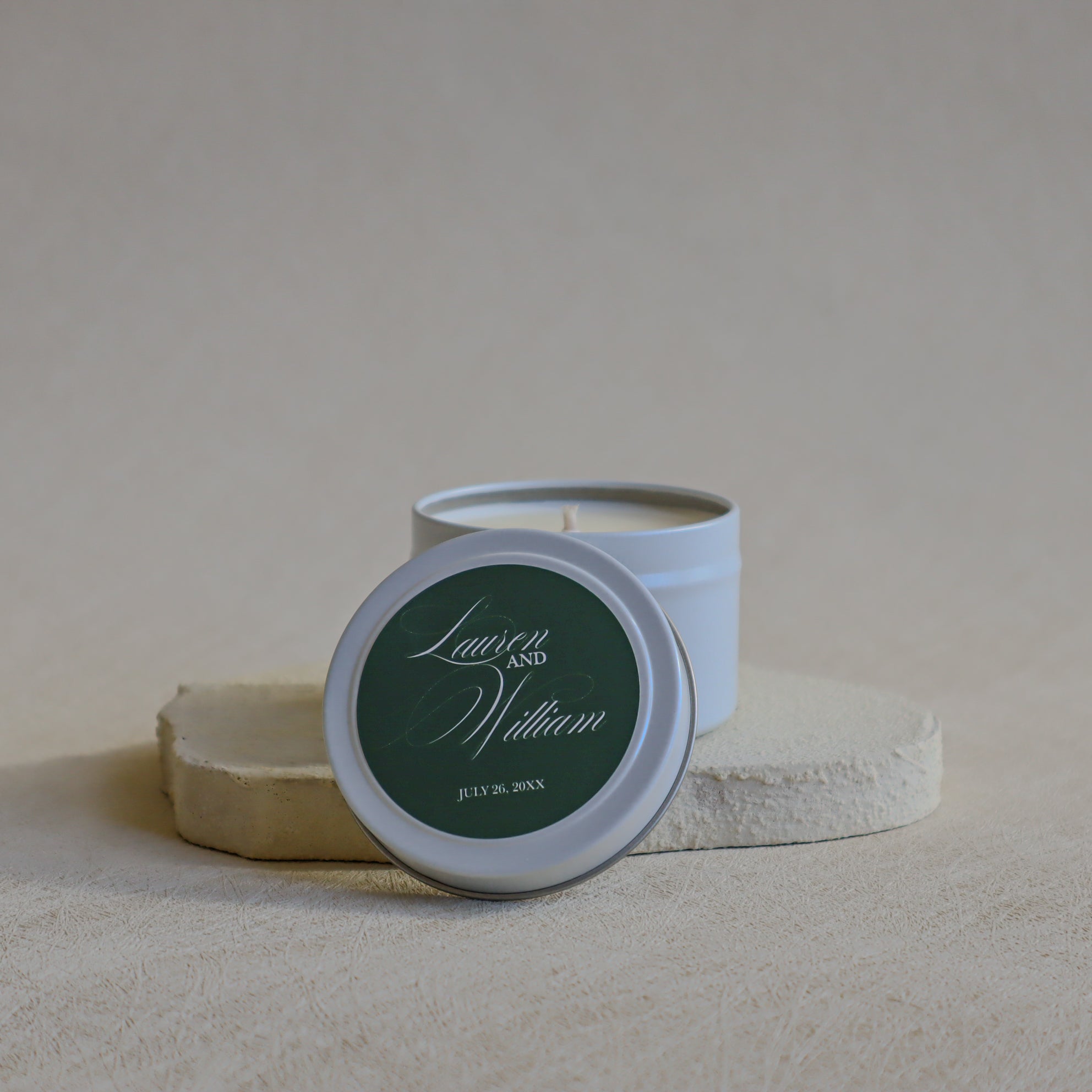 Custom Wedding Candle