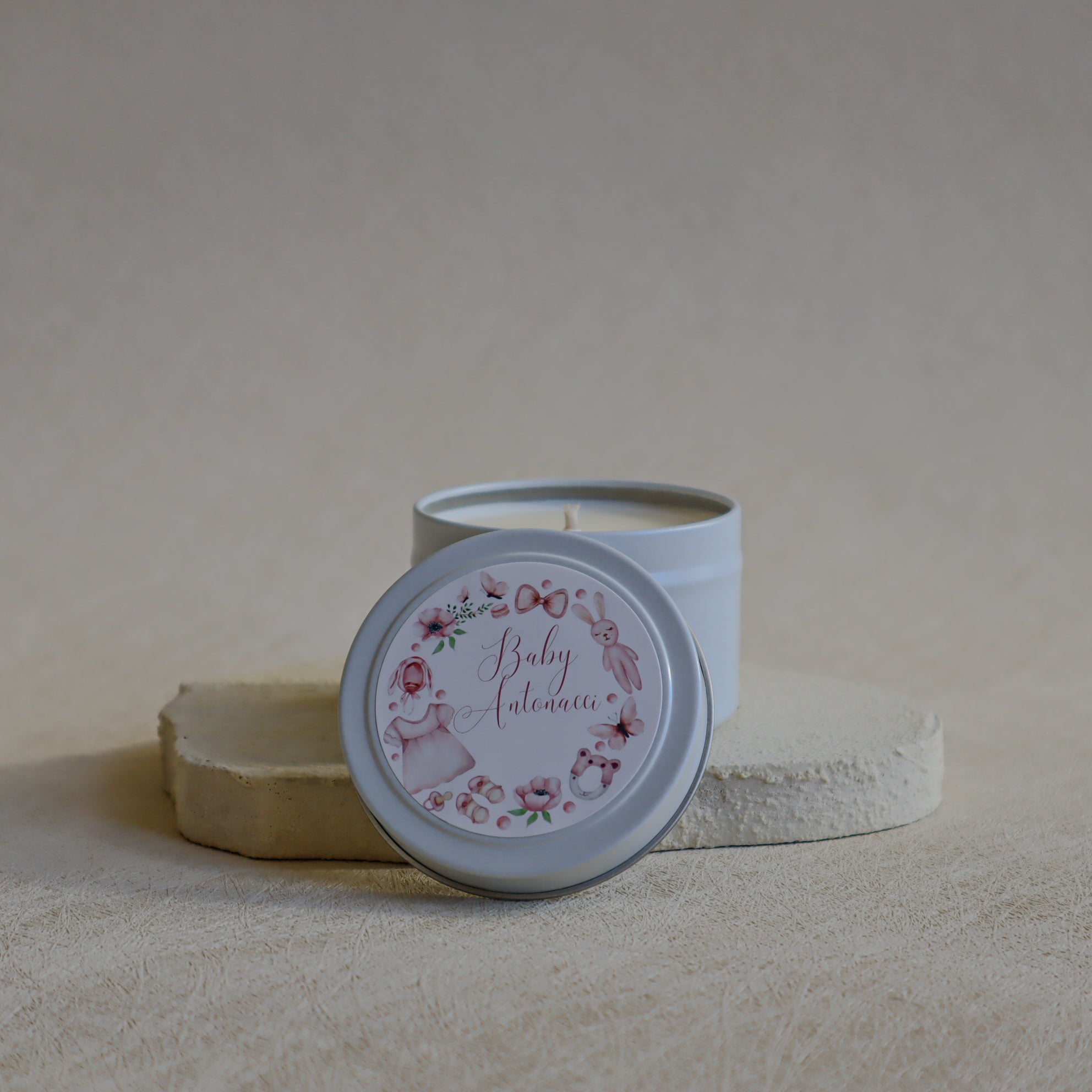 Custom Baby Shower Candle