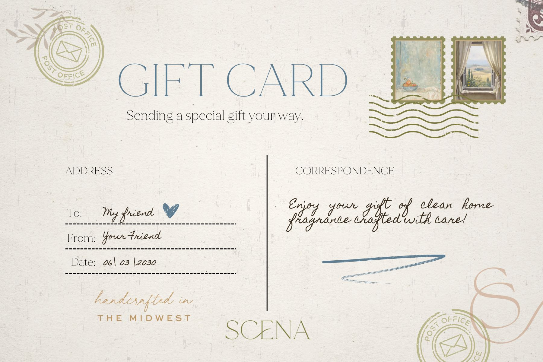 Scena Gift Card