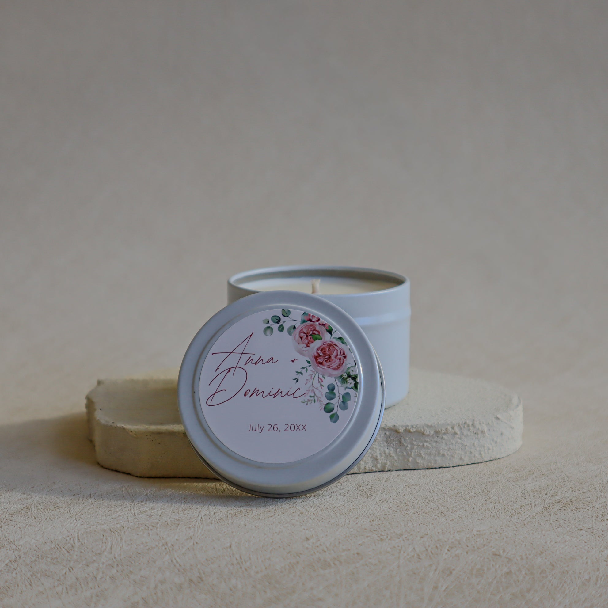 Custom Wedding Candle