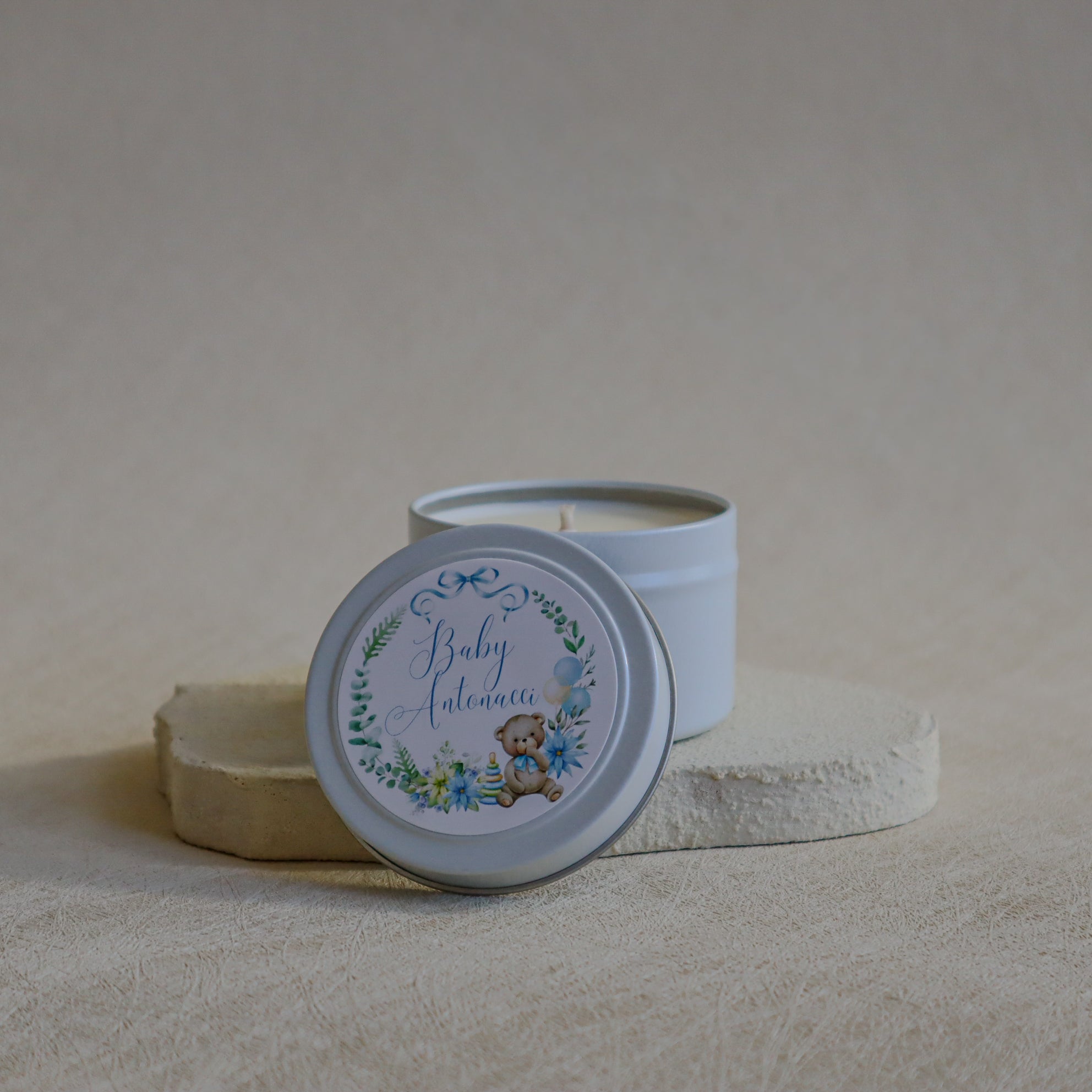 Custom Baby Shower Candle